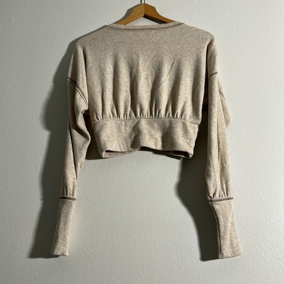 Urban Outfitters Cream Button-Up Cropped Cardigan - Picture 6 of 6